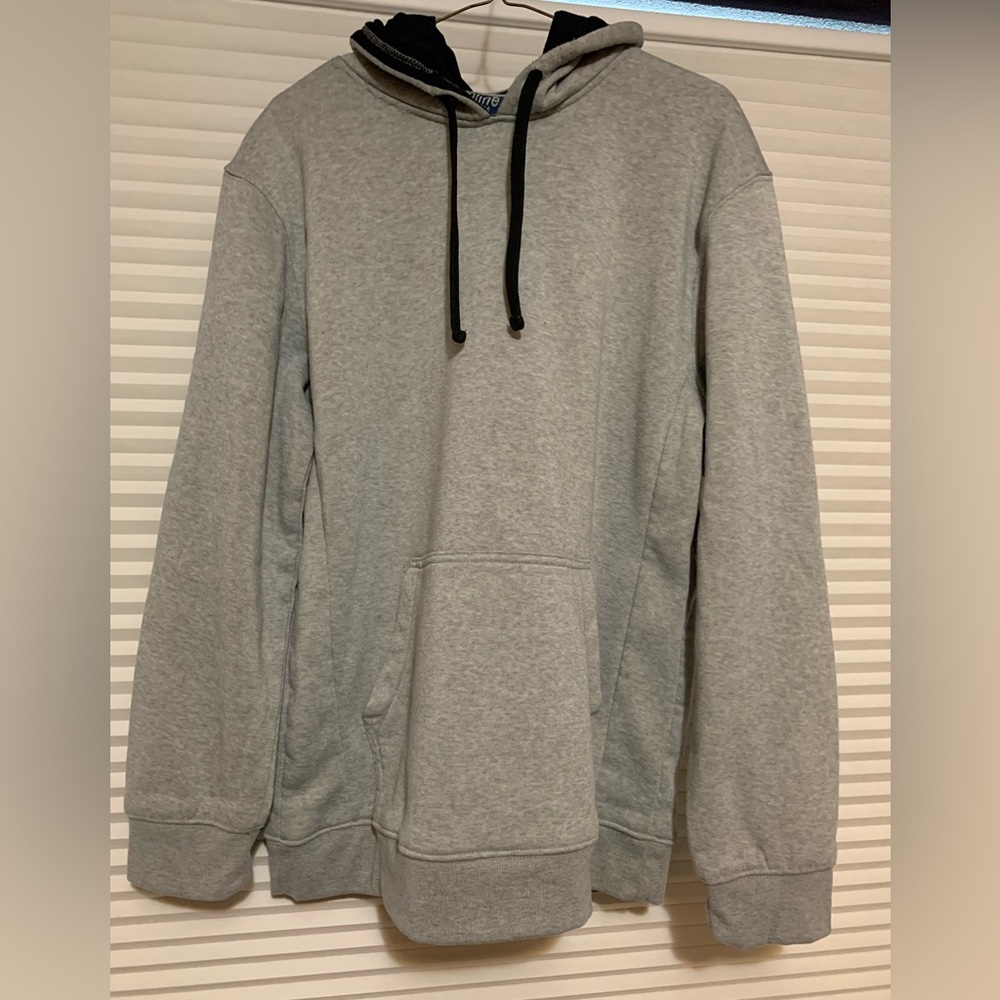 Aero line gray men’s sweatshirt fitness gear